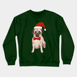 Christmas Pug Crewneck Sweatshirt